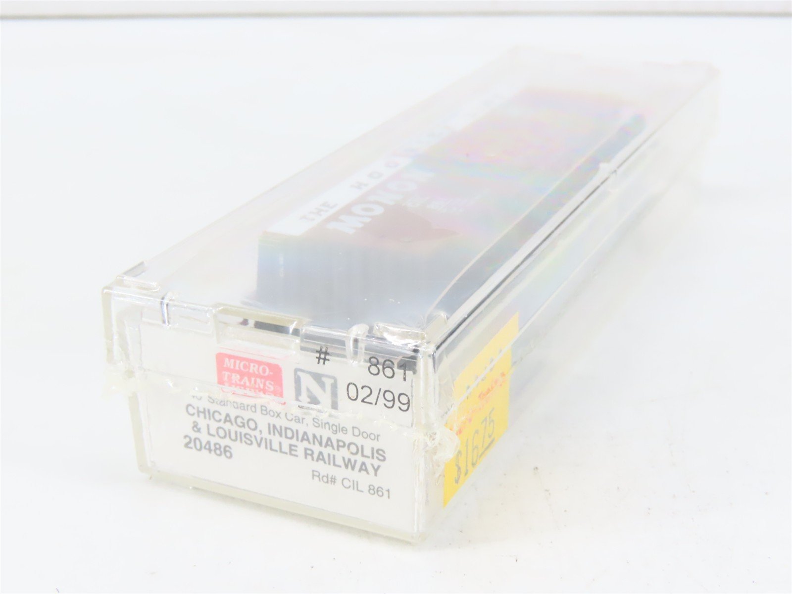 N Scale Micro-Trains MTL 20486 CIL Monon The Hoosier Line 40' Box Car #861