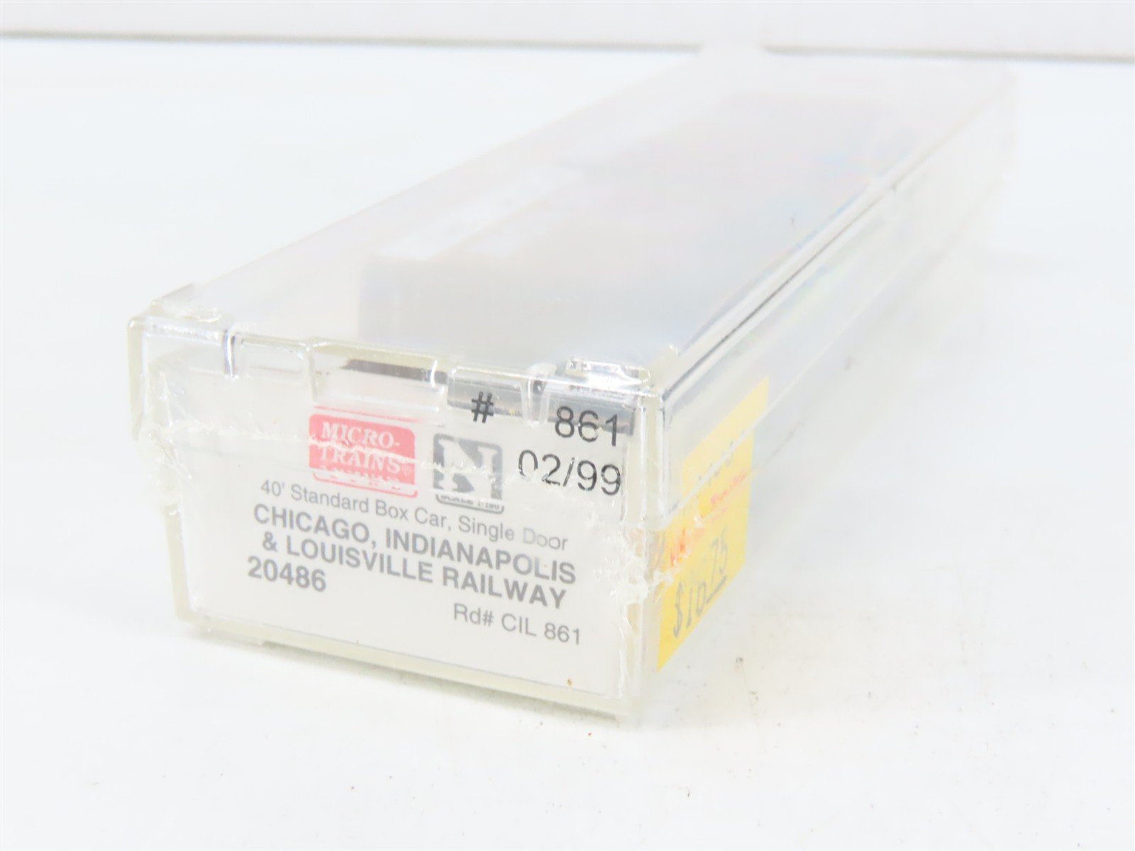 N Scale Micro-Trains MTL 20486 CIL Monon The Hoosier Line 40' Box Car #861