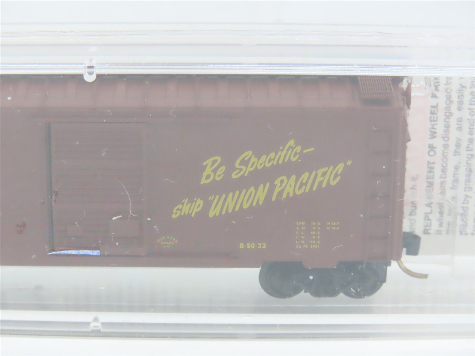 N Scale Micro-Trains MTL 20620 UP Union Pacific Be Specific 40' Box Car #192920