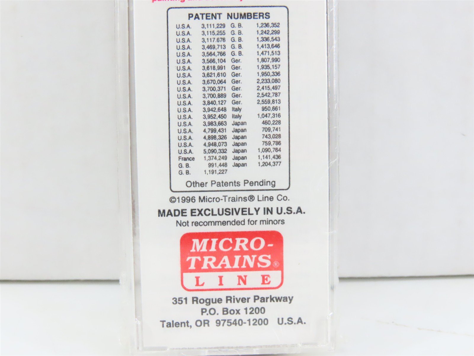N Scale Micro-Trains MTL 20620 UP Union Pacific Be Specific 40' Box Car #192920