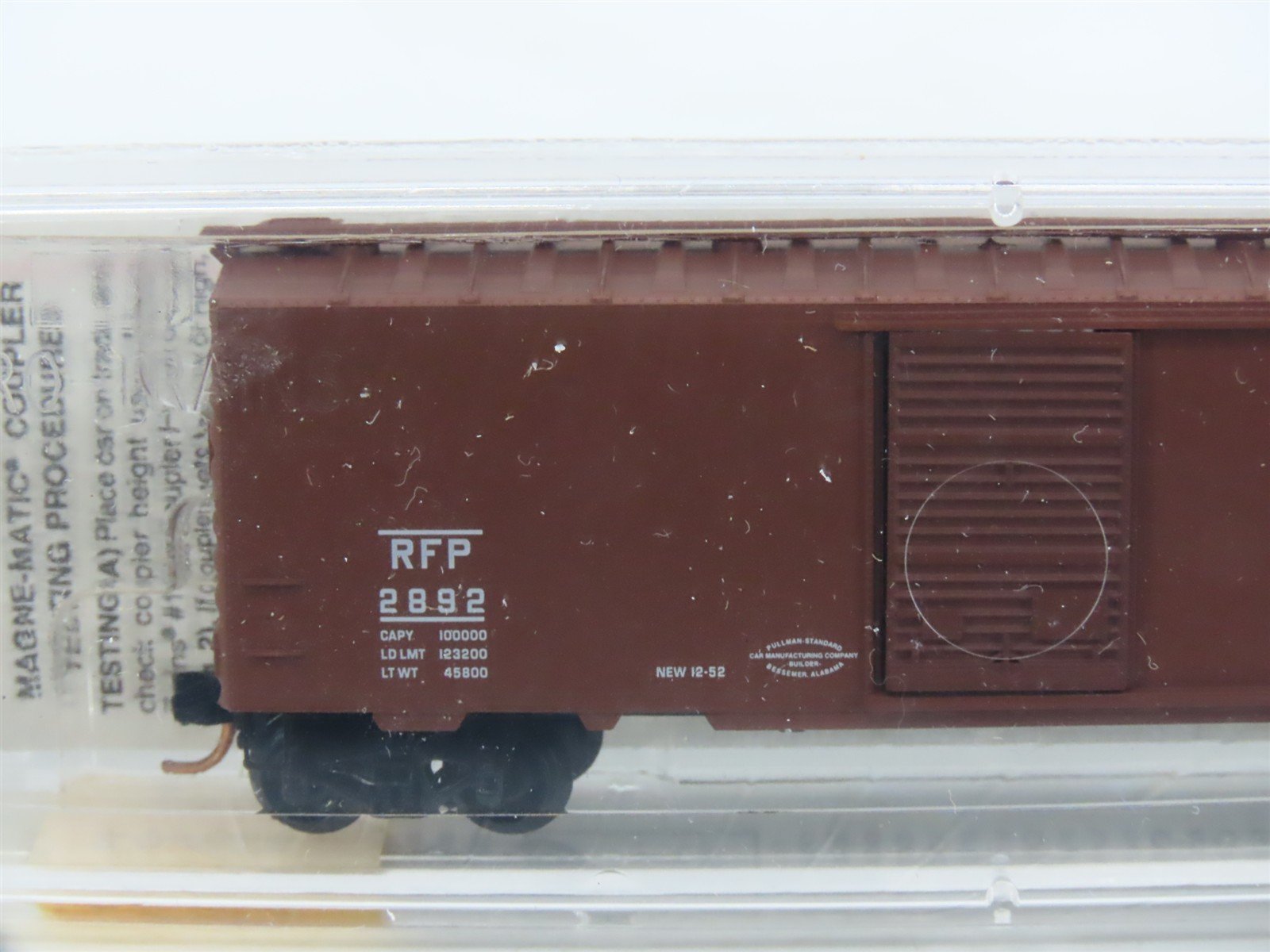 N Scale Micro-Trains MTL 20496 RFP Capital Cities Route 40' Box Car #2892