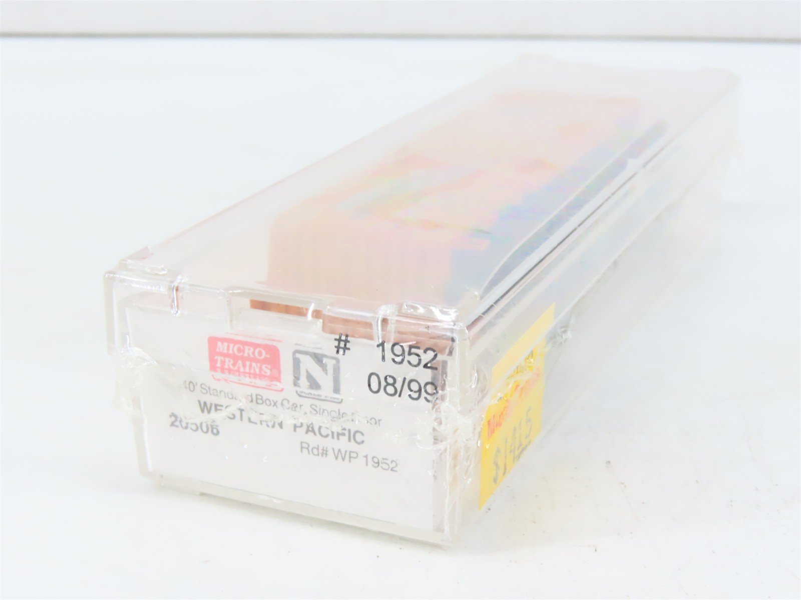 N Scale Micro-Trains MTL 20506 WP Western Pacific Feather 40' Box Car #1952