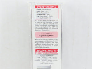 N Scale Micro-Trains MTL 20606 N&W Norfolk & Western 40' Box Car #44324