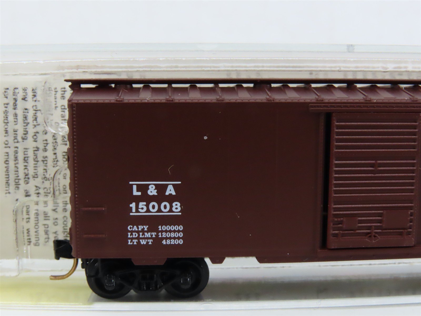 N Scale Kadee Micro-Trains MTL 20540 L&A Southern Belle 40' Box Car #15008