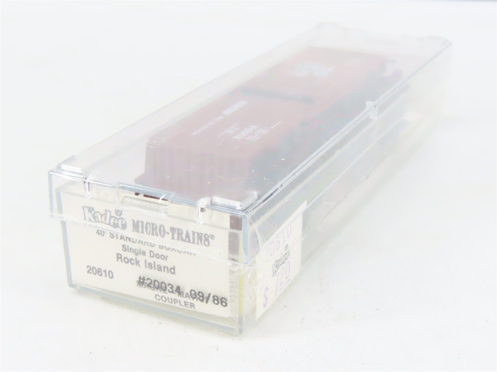 N Scale Kadee Micro-Trains MTL 20610 RI Route Of The Rockets 40' Box Car #20034