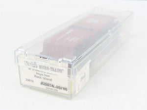 N Scale Kadee Micro-Trains MTL 20610 RI Route Of The Rockets 40' Box Car #20034