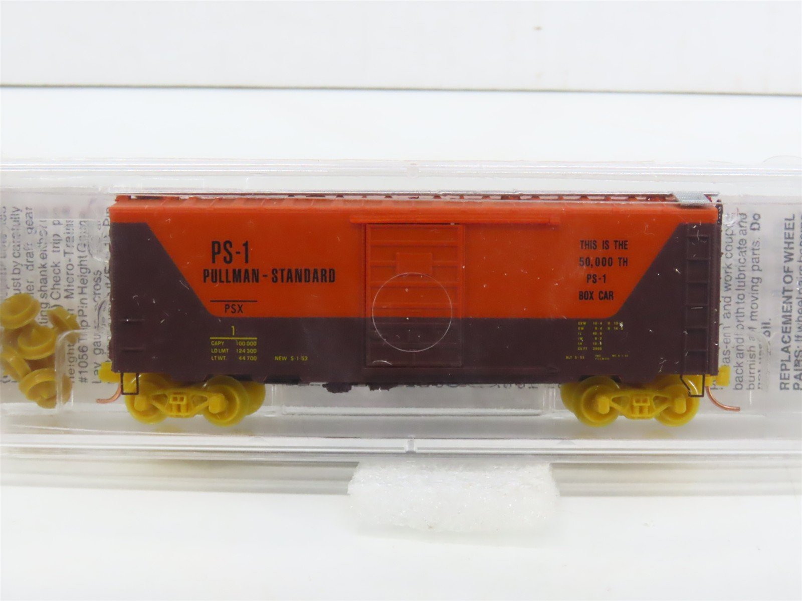 N Scale Micro-Trains MTL 20626 PSX Pullman Standard Exhibition 40' Box Car #1