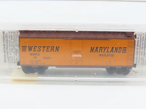 N Scale Micro-Trains MTL 21240 WMRX Western Maryland 40' Plug Door Box Car #14