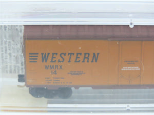 N Scale Micro-Trains MTL 21240 WMRX Western Maryland 40' Plug Door Box Car #14