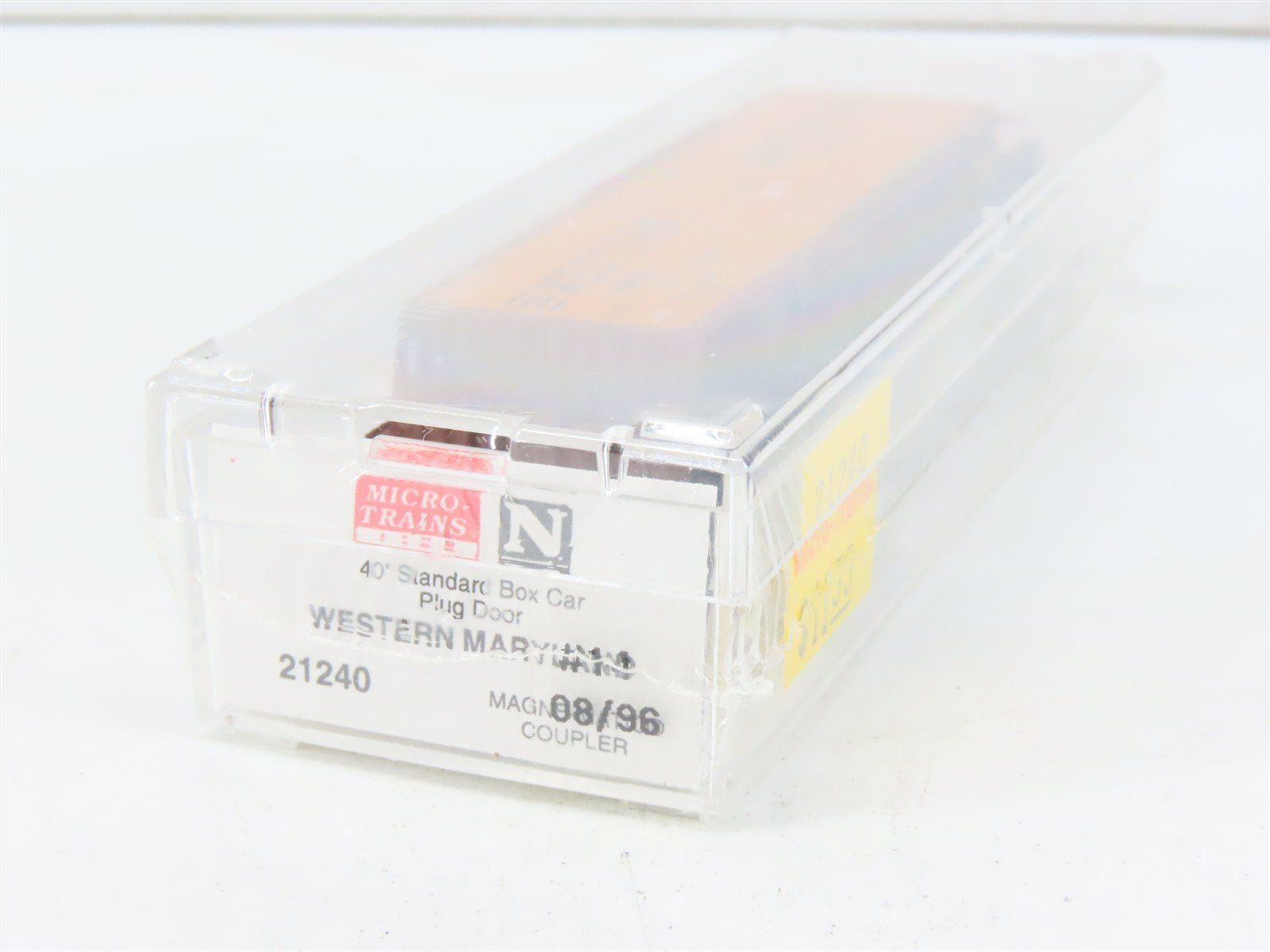 N Scale Micro-Trains MTL 21240 WMRX Western Maryland 40' Plug Door Box Car #14