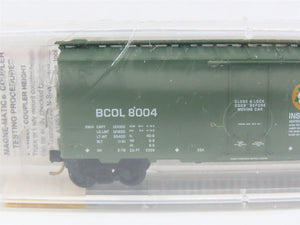 N Scale Micro-Trains MTL 21230 BCOL British Columbia 40' Plug Door Box Car #8004