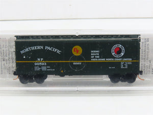 N Scale Micro-Trains MTL 21210 NP Northern Pacific Vista Dome 40' Box Car #98593