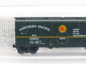 N Scale Micro-Trains MTL 21210 NP Northern Pacific Vista Dome 40' Box Car #98593