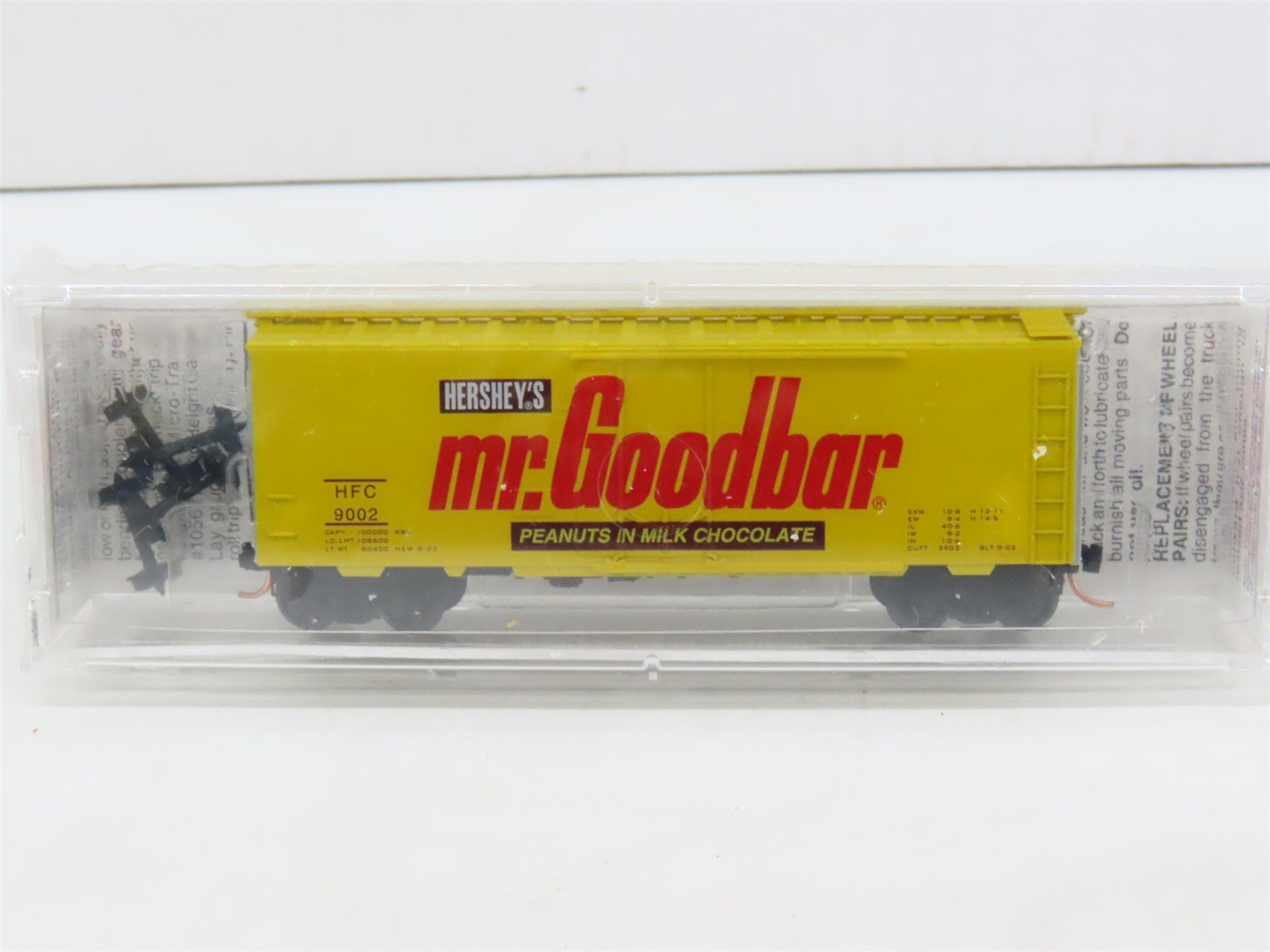 N Scale Micro-Trains MTL 21310 HFC Hershey's Mr. Goodbar 40' Box Car #9002