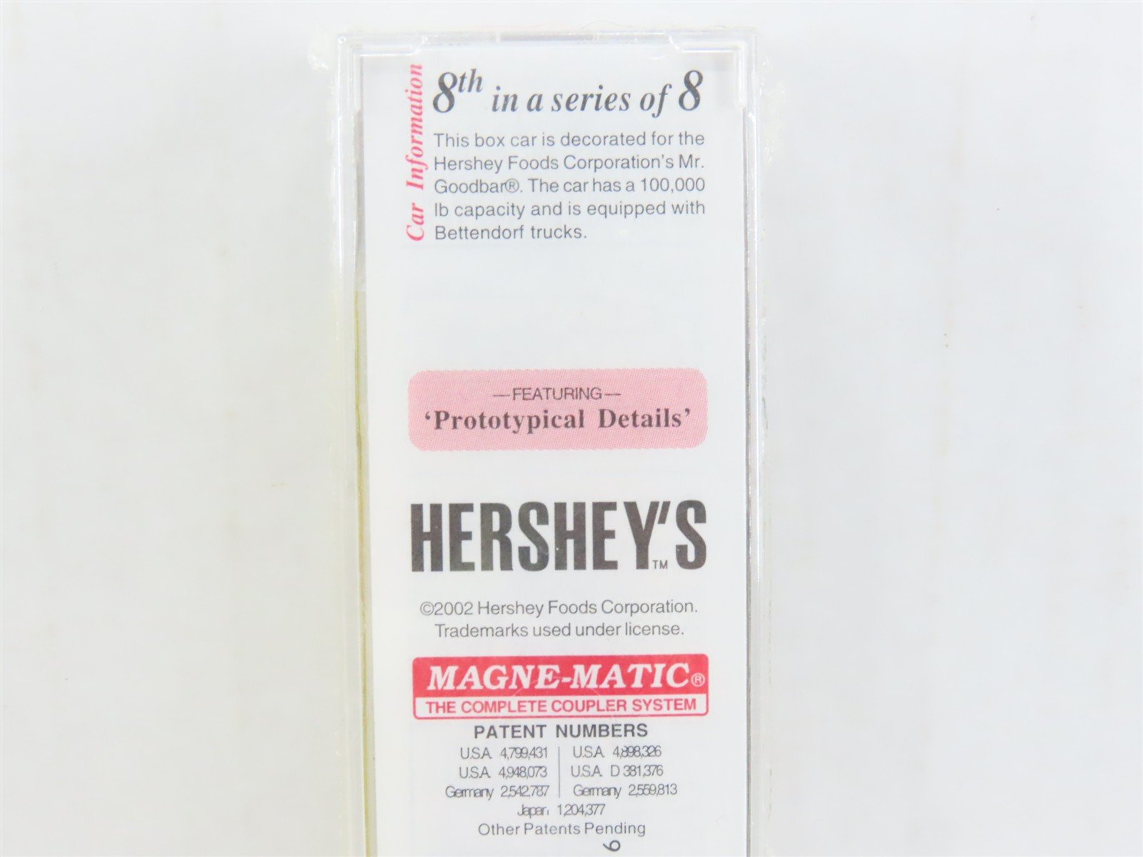 N Scale Micro-Trains MTL 21310 HFC Hershey's Mr. Goodbar 40' Box Car #9002