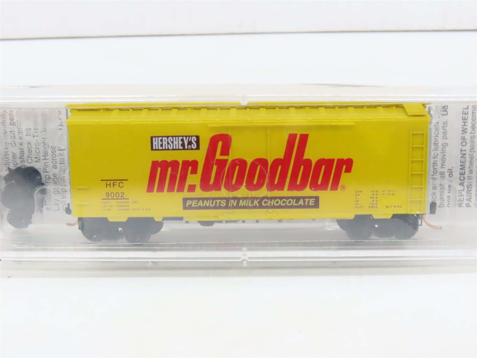N Scale Micro-Trains MTL 21310 HFC Hershey's Mr. Goodbar 40' Box Car #9002