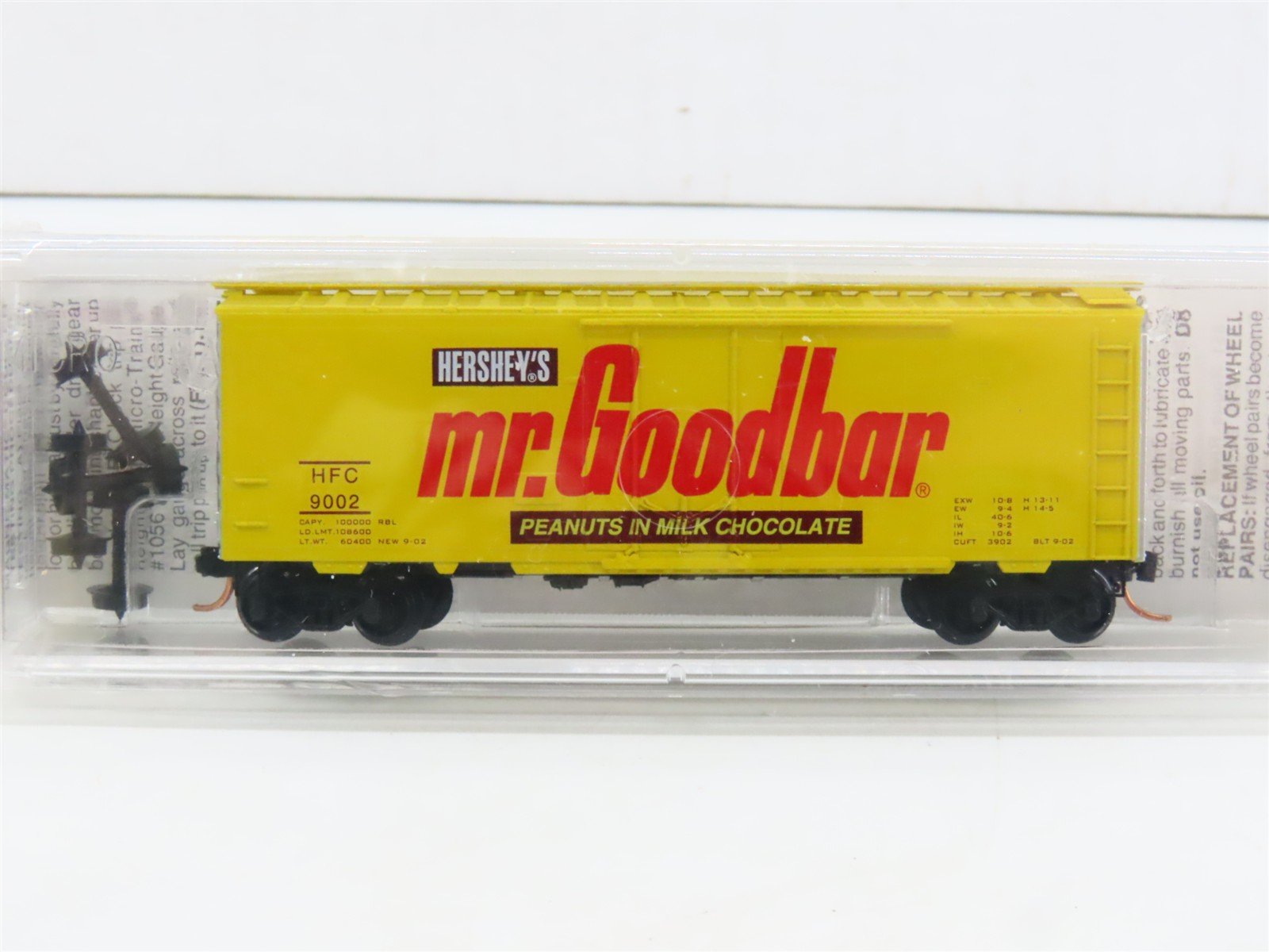 N Scale Micro-Trains MTL 21310 HFC Hershey's Mr. Goodbar 40' Box Car #9002