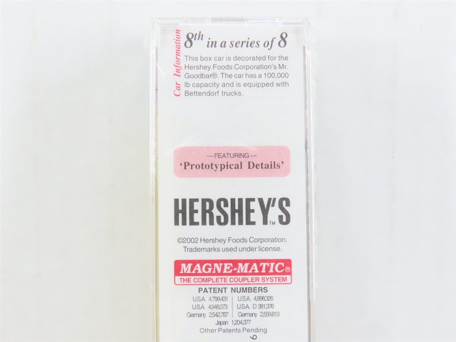 N Scale Micro-Trains MTL 21310 HFC Hershey's Mr. Goodbar 40' Box Car #9002
