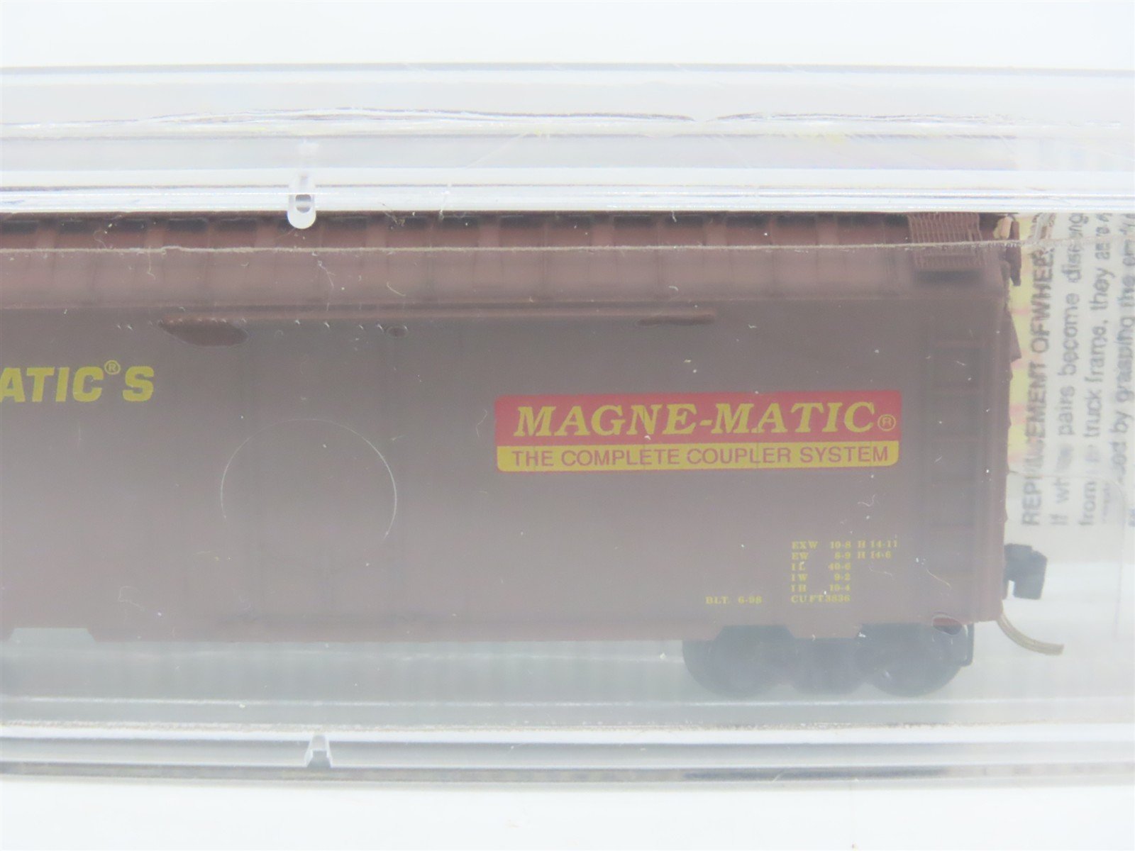 N Scale Micro-Trains MTL 21220 MTL Route Of The Magne-Matics 40' Box Car #1000