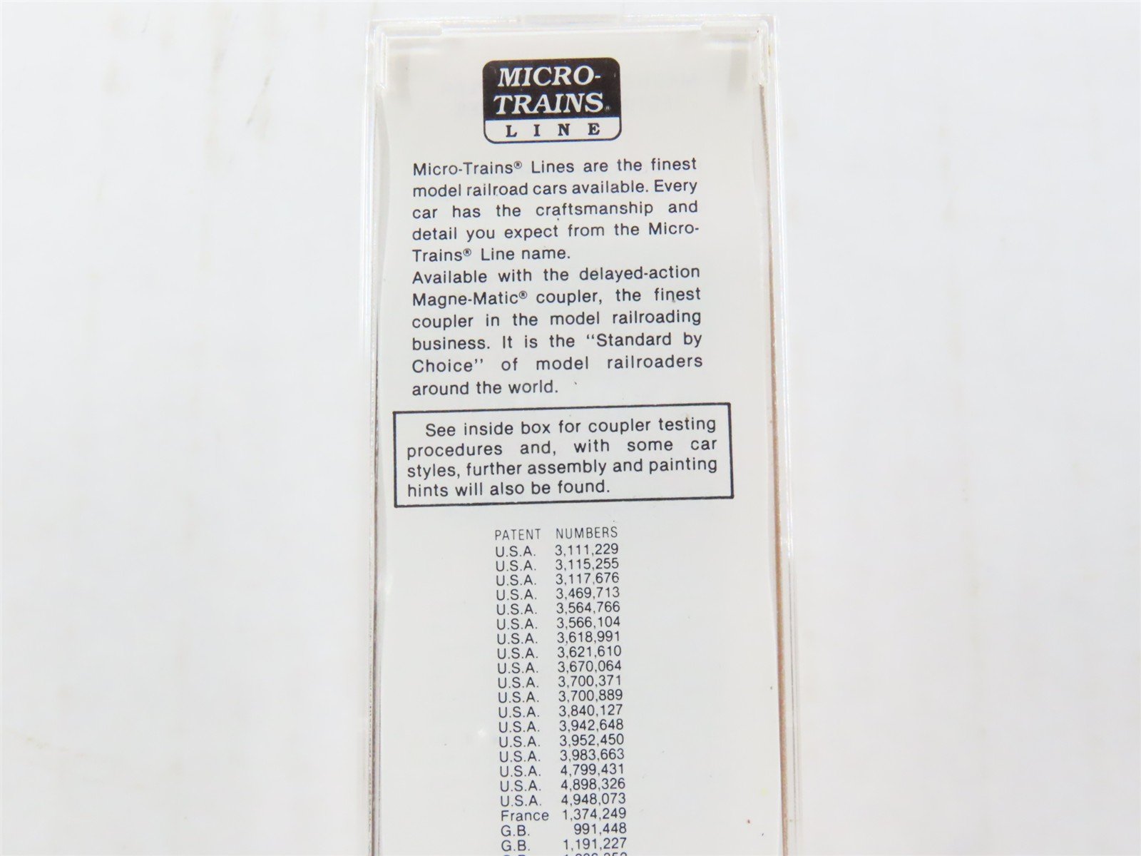 N Scale Micro-Trains MTL 21190 LOVX American Colloid Co. 40' Box Car #9116