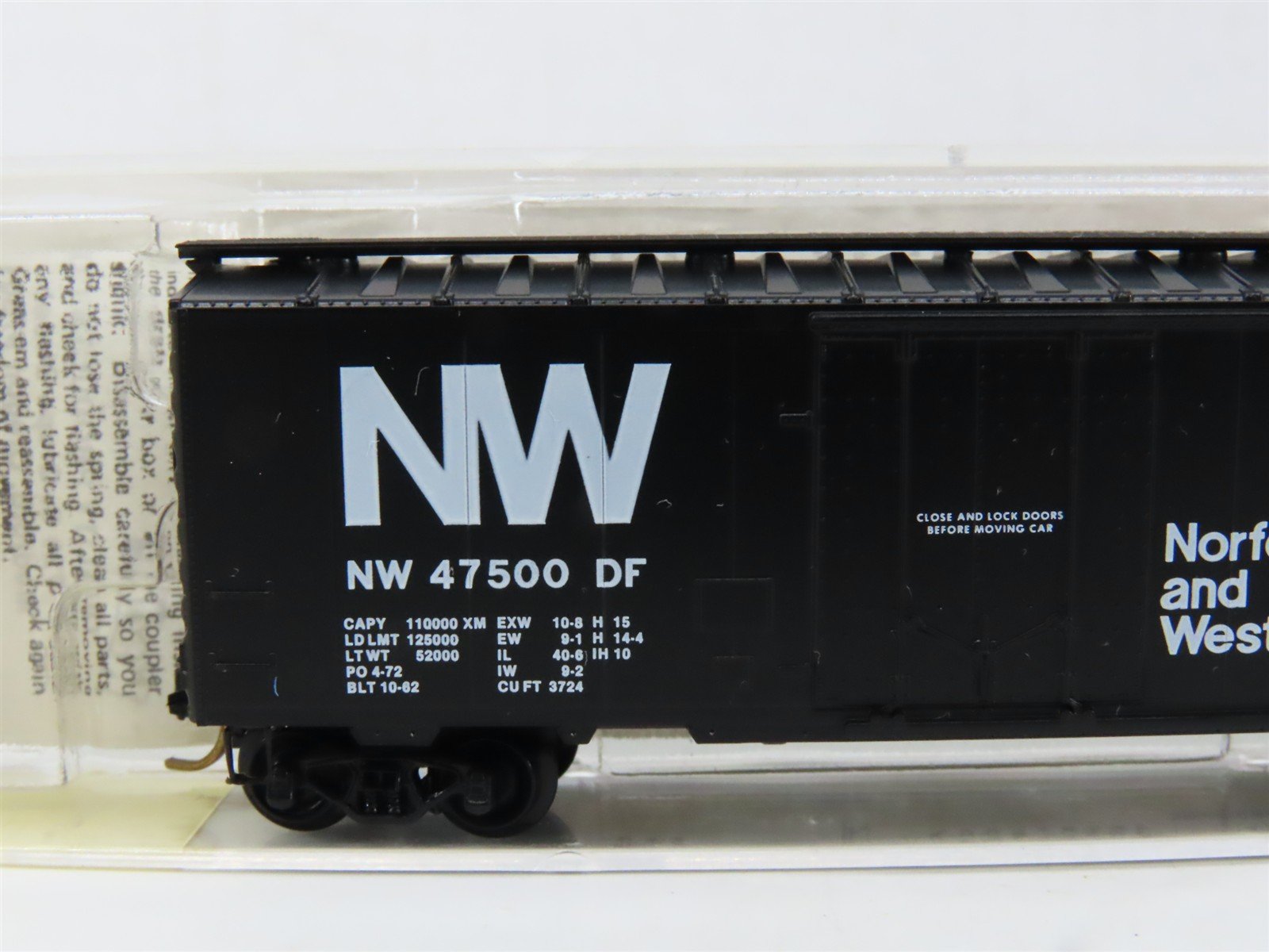 N Scale Kadee Micro-Trains MTL 21150 N&W Norfolk & Western 40' Box Car #47500