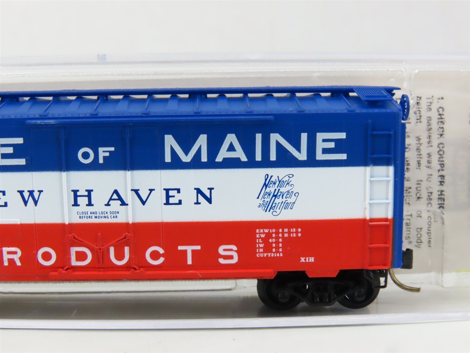 N Scale Micro-Trains MTL 21160 NH State Of Maine 40' Plug Door Box Car #45004