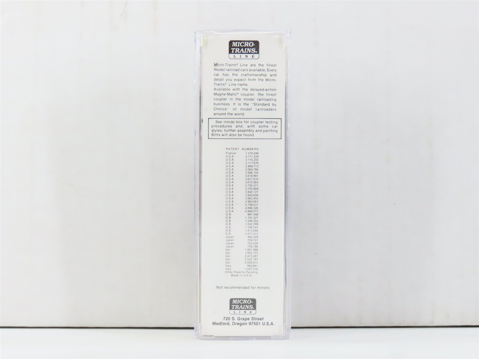 N Scale Micro-Trains MTL 21160 NH State Of Maine 40' Plug Door Box Car #45004