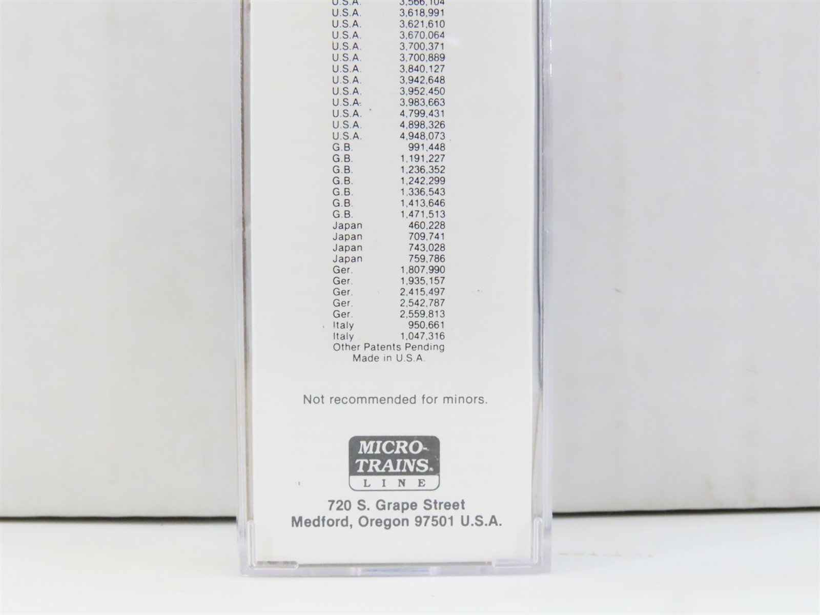 N Scale Micro-Trains MTL 21160 NH State Of Maine 40' Plug Door Box Car #45004
