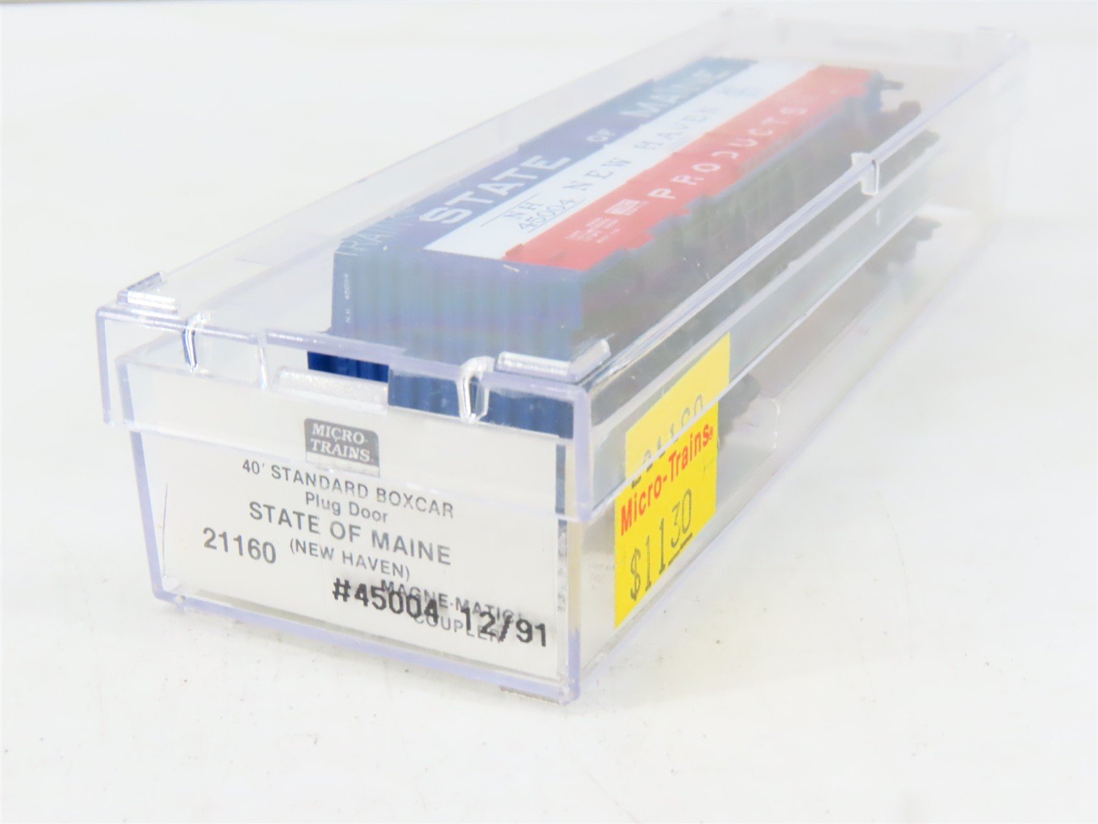 N Scale Micro-Trains MTL 21160 NH State Of Maine 40' Plug Door Box Car #45004
