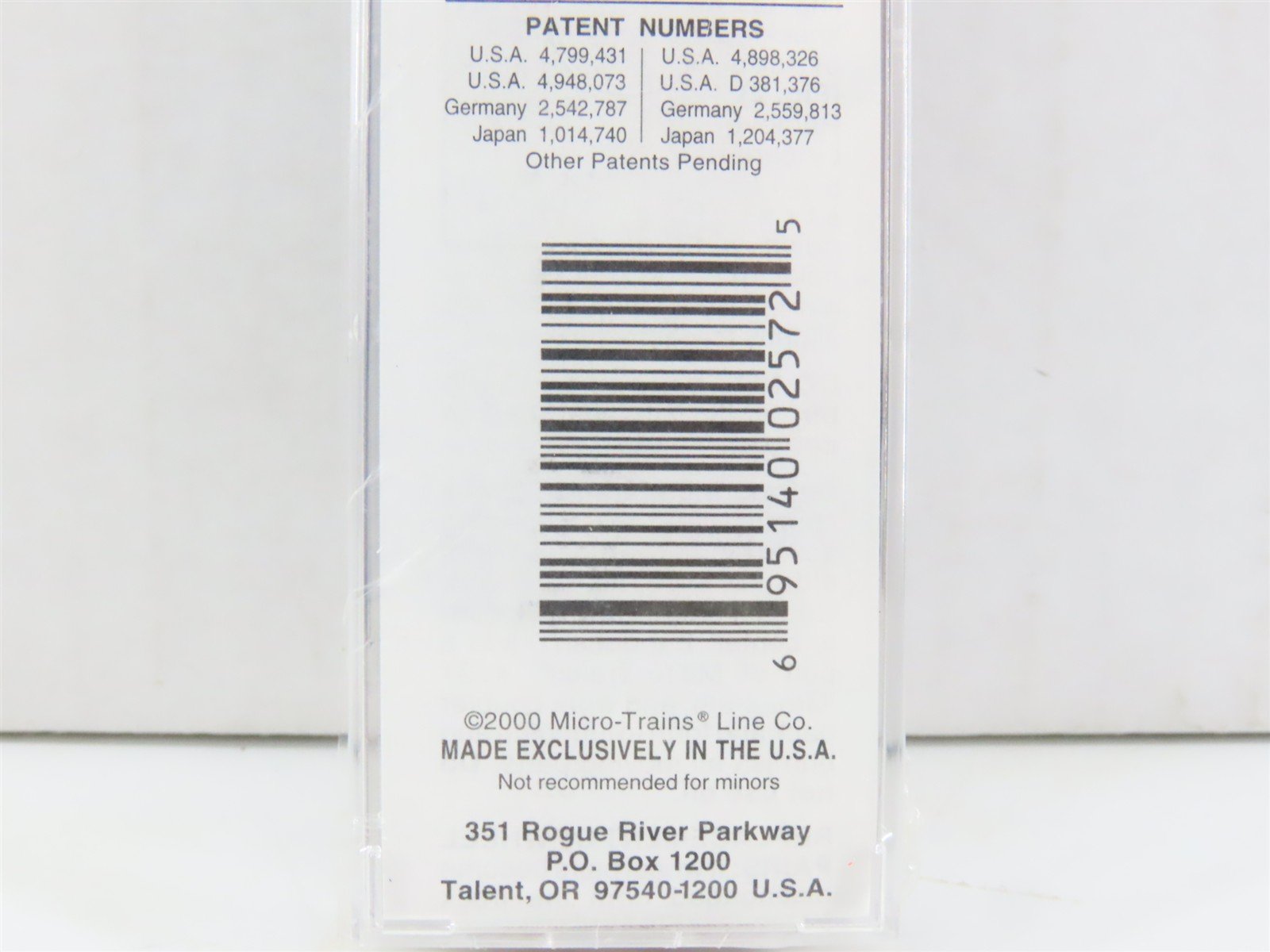 N Scale Micro-Trains MTL 21160 NH State Of Maine 40' Plug Door Box Car #45007