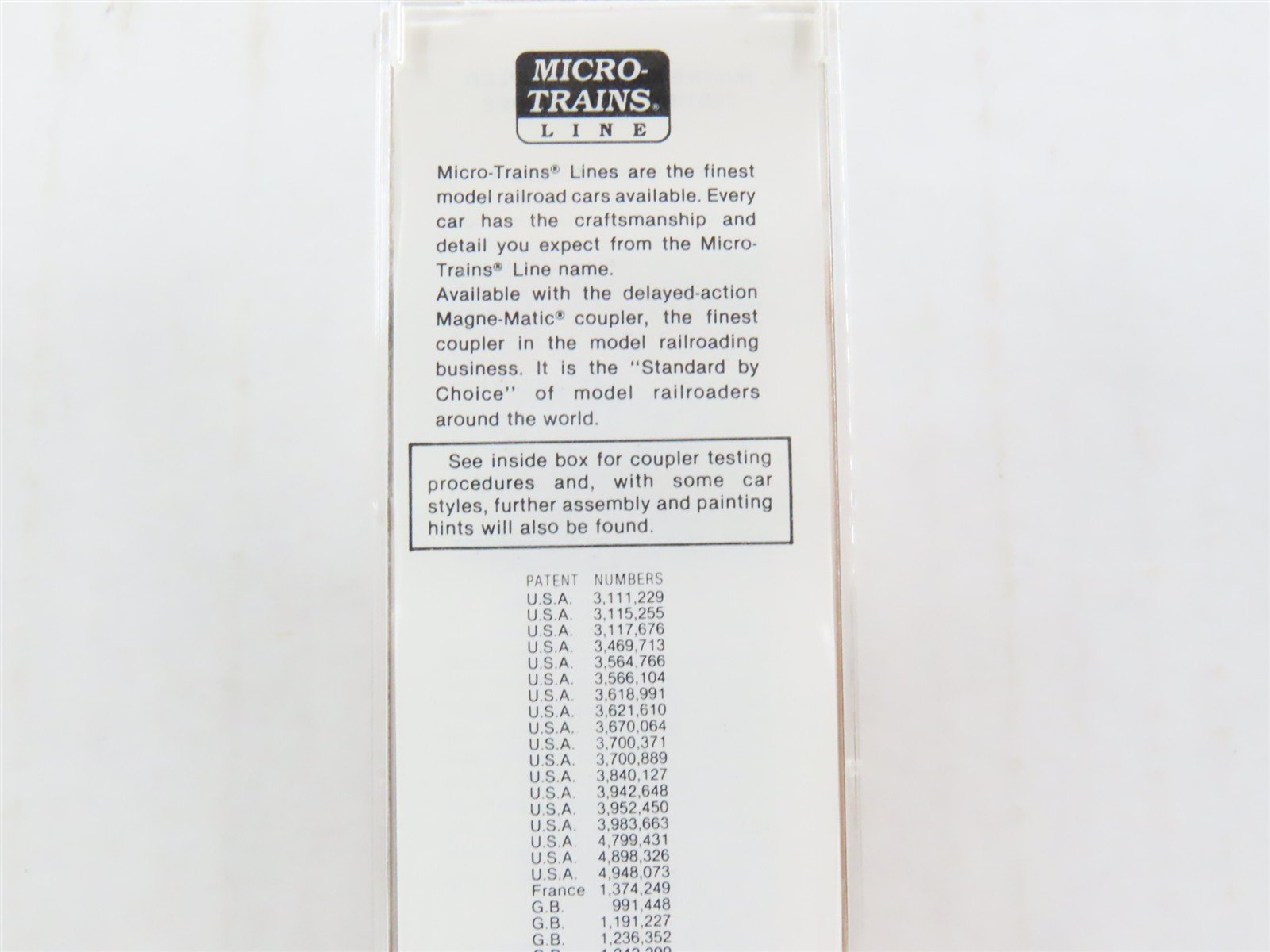 N Scale Micro-Trains MTL 21190 LOVX American Colloid Co. 40' Box Car #9116