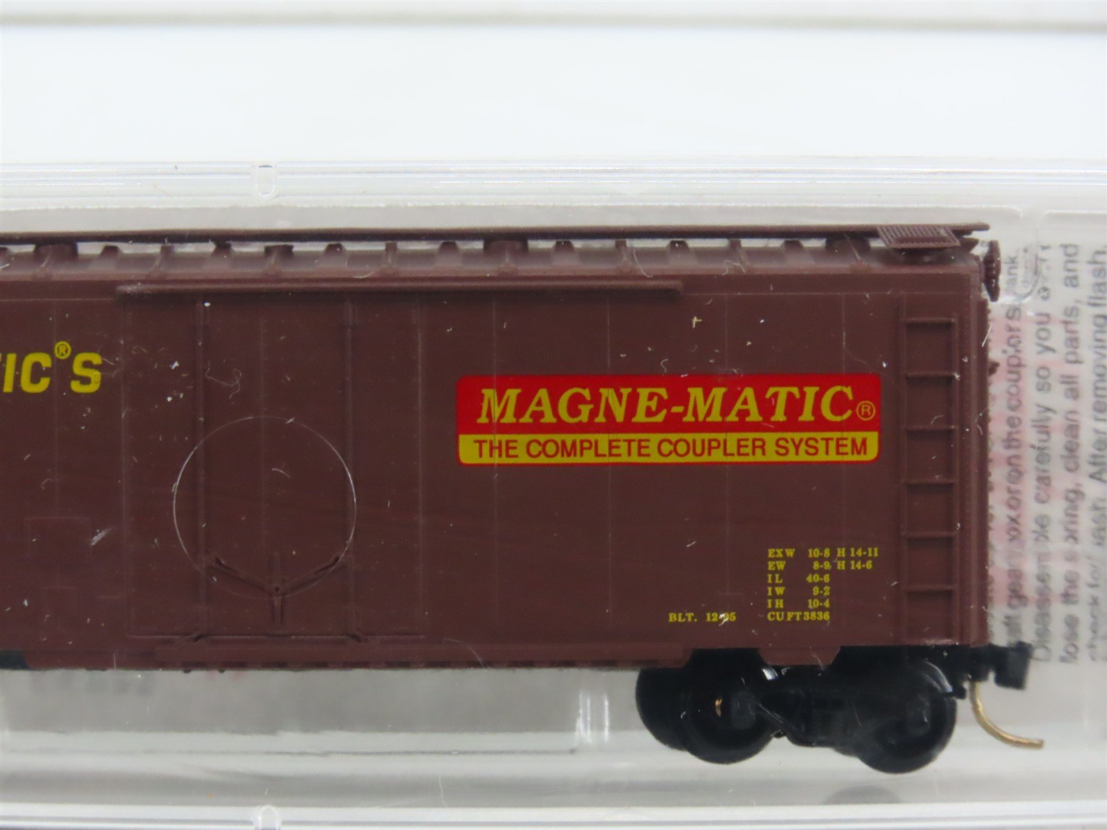 N Scale Micro-Trains MTL 21200 MTL Route Of The Magne-Matics 40' Box Car #80
