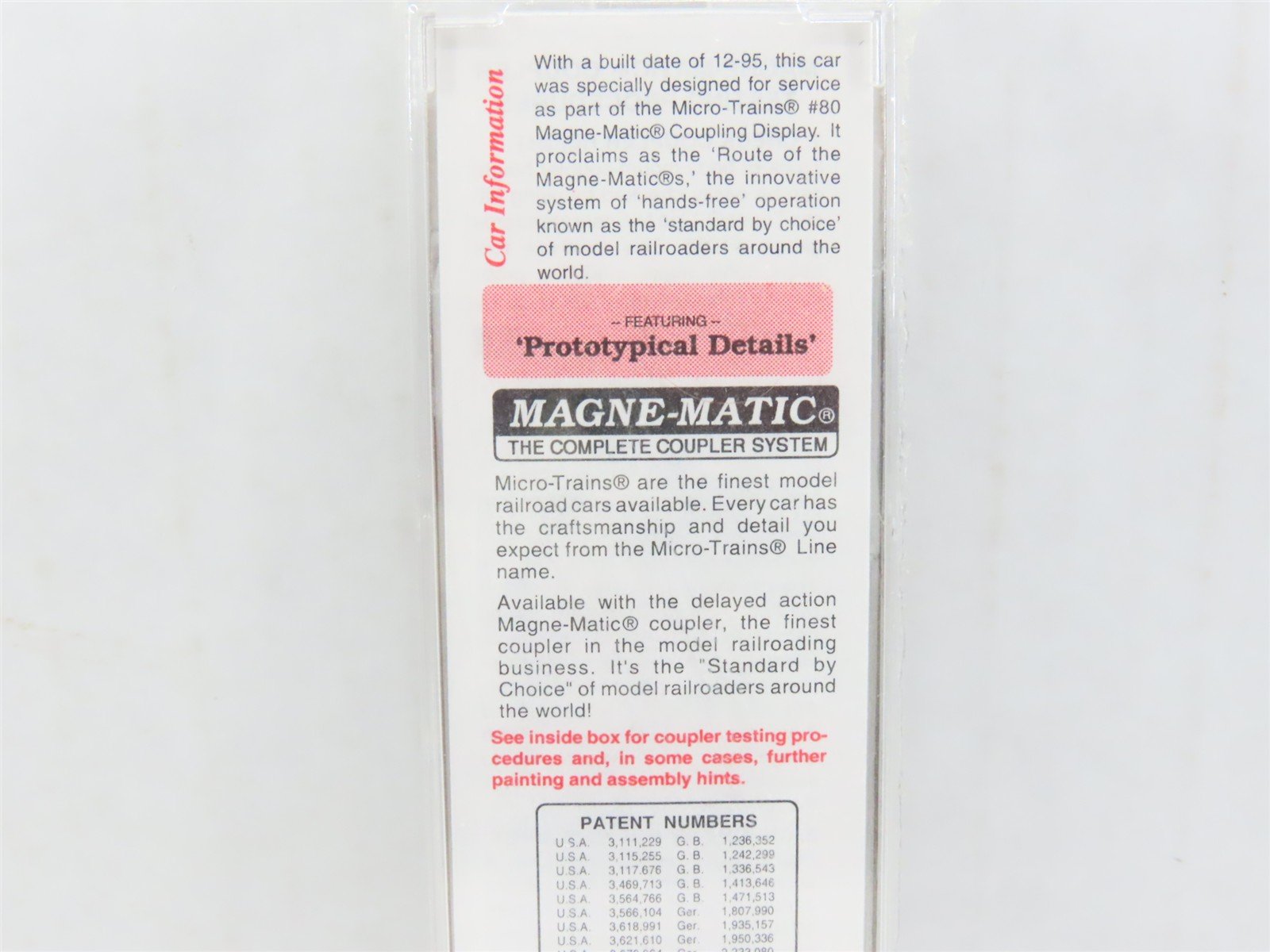N Scale Micro-Trains MTL 21200 MTL Route Of The Magne-Matics 40' Box Car #80