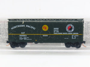 N Scale Micro-Trains MTL 21210 NP Northern Pacific Vista Dome 40' Box Car #98593
