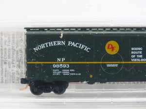 N Scale Micro-Trains MTL 21210 NP Northern Pacific Vista Dome 40' Box Car #98593