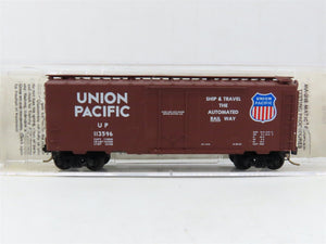 N Kadee Micro-Trains MTL 21140 UP Union Pacific Ship & Travel 40' Boxcar #113596