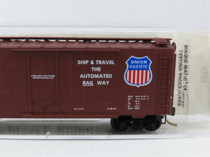 N Kadee Micro-Trains MTL 21140 UP Union Pacific Ship & Travel 40' Boxcar #113596