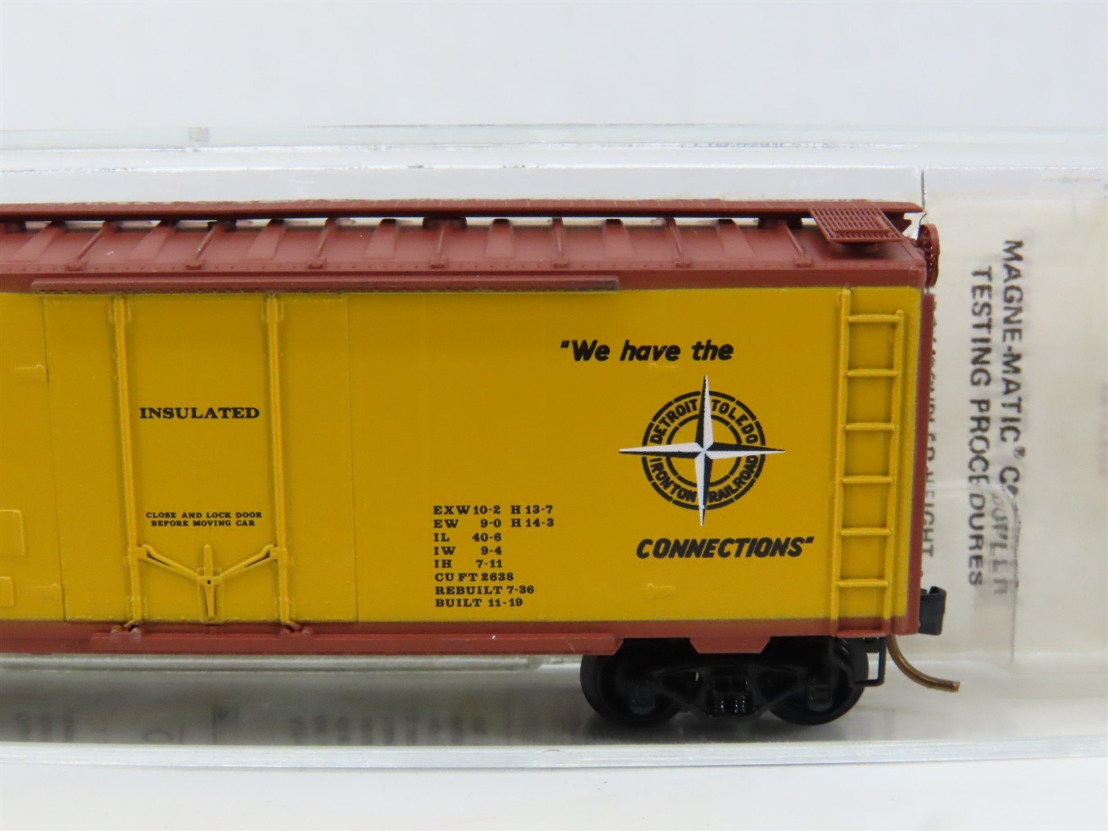 N Kadee Micro-Trains MTL 21130 DTI Detroit Toledo & Ironton 40' Box Car #19148