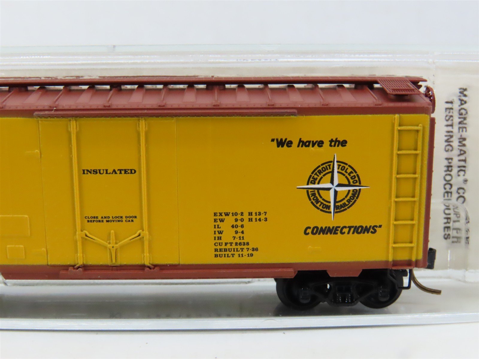 N Kadee Micro-Trains MTL 21130 DTI Detroit Toledo & Ironton 40' Box Car #19148