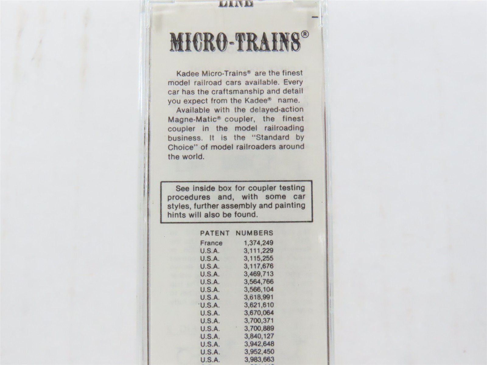 N Kadee Micro-Trains MTL 21130 DTI Detroit Toledo & Ironton 40' Box Car #19148