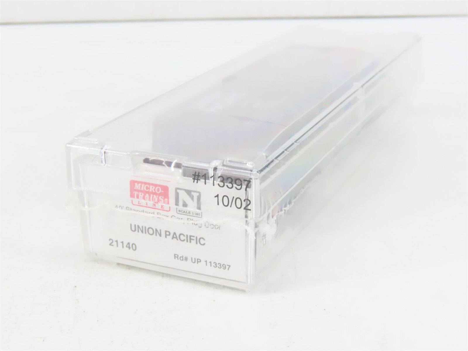 N Scale Micro-Trains MTL 21140 UP Union Pacific Ship & Travel 40' Boxcar #113397