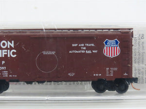 N Scale Micro-Trains MTL 21140 UP Union Pacific Ship & Travel 40' Boxcar #113397