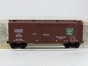 N Micro-Trains MTL 21120 CN Canadian National Maple Leaf 40' Box Car #290145