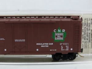 N Micro-Trains MTL 21120 CN Canadian National Maple Leaf 40' Box Car #290145
