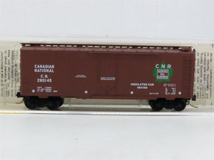 N Micro-Trains MTL 21120 CN Canadian National Maple Leaf 40' Box Car #290145