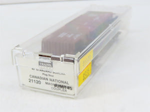 N Micro-Trains MTL 21120 CN Canadian National Maple Leaf 40' Box Car #290145