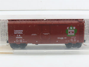 N Micro-Trains MTL 21120 CN Canadian National Maple Leaf 40' Box Car #290159
