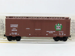 N Micro-Trains MTL 21120 CN Canadian National Maple Leaf 40' Box Car #290145