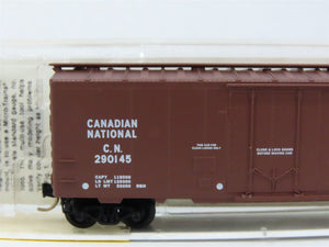 N Micro-Trains MTL 21120 CN Canadian National Maple Leaf 40' Box Car #290145
