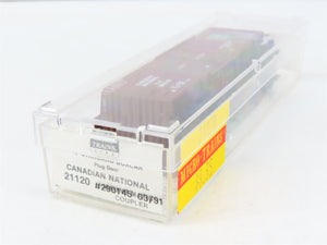 N Micro-Trains MTL 21120 CN Canadian National Maple Leaf 40' Box Car #290145